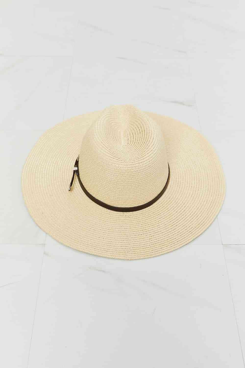 Fame Boho Summer Straw Fedora Hat